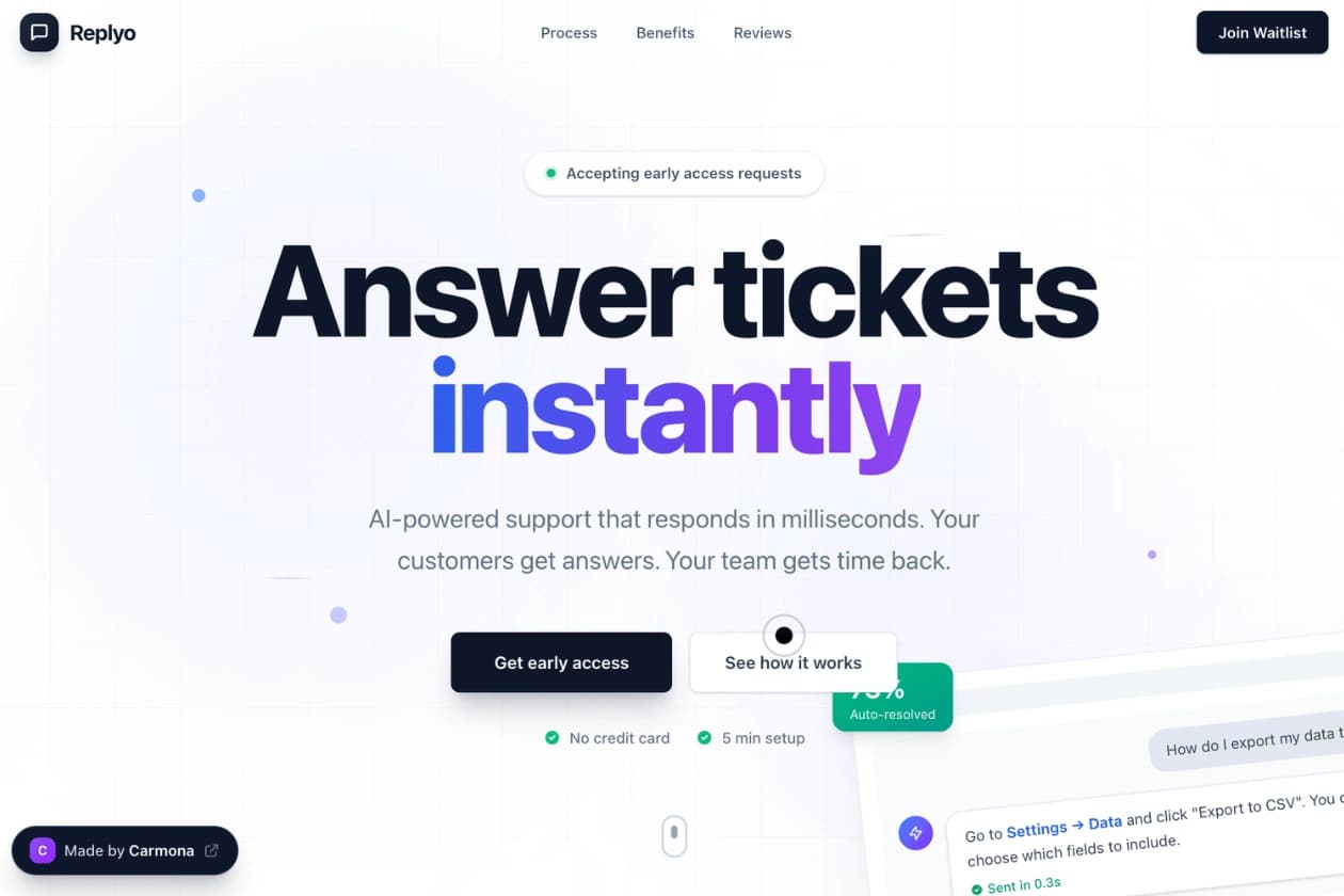 Replyo · Soporte SaaS